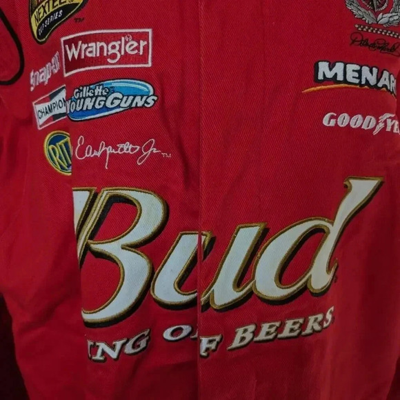 Vintage NASCAR Racing Jacket Size Small Dale Earnhardt Jr. Y2K - Picture 5 of 12